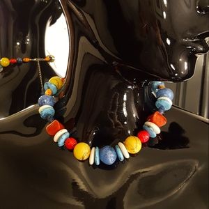MIXIT Multi-colored Beaded Necklace